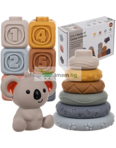 Меки сензорни блокове за бебета и деца